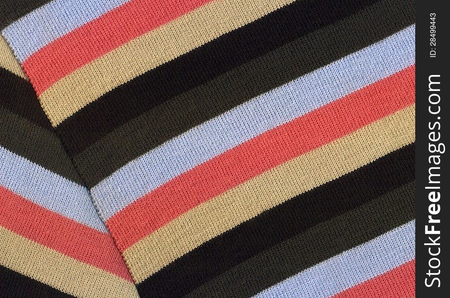 Striped scarf background with different colors