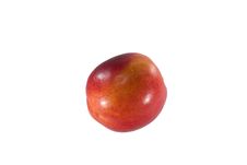 Nectarine On White Background Stock Photography Nectarine On White Background Stock Photography