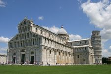 Cathedral Leaning Tower Pisa Stock Images