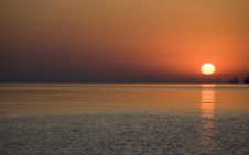 Red Sunrise Royalty Free Stock Image Red Sunrise Royalty Free Stock Image