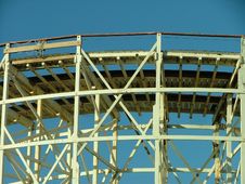 Old Rollercoaster Stock Image Old Rollercoaster Stock Image