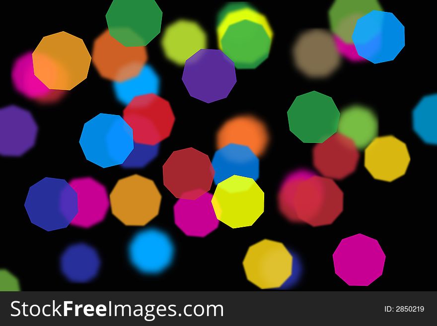 The image of abstract multi coloured sparks. The image of abstract multi coloured sparks