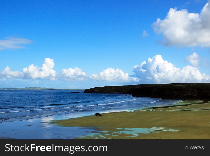 View of the atlantic ocean. View of the atlantic ocean