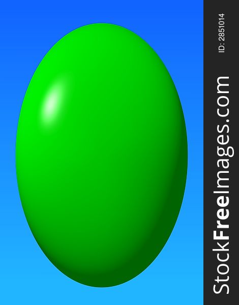 Computer generated image of Easter egg