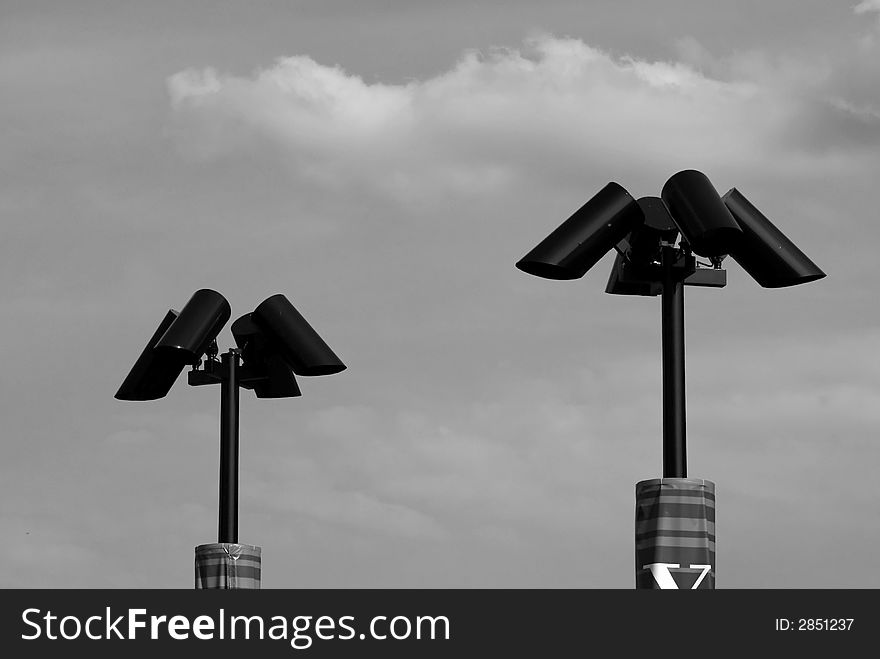 Modern Street Lights Black And