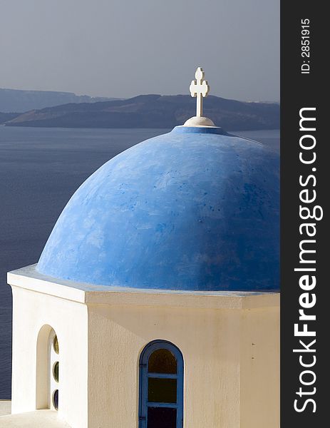 Greek church santorini