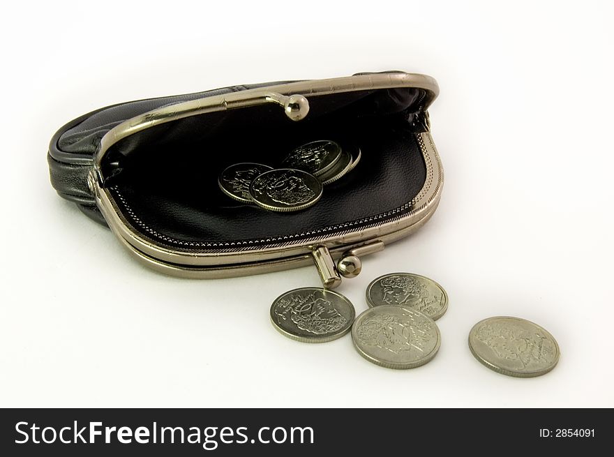 Purse with jubilee coins