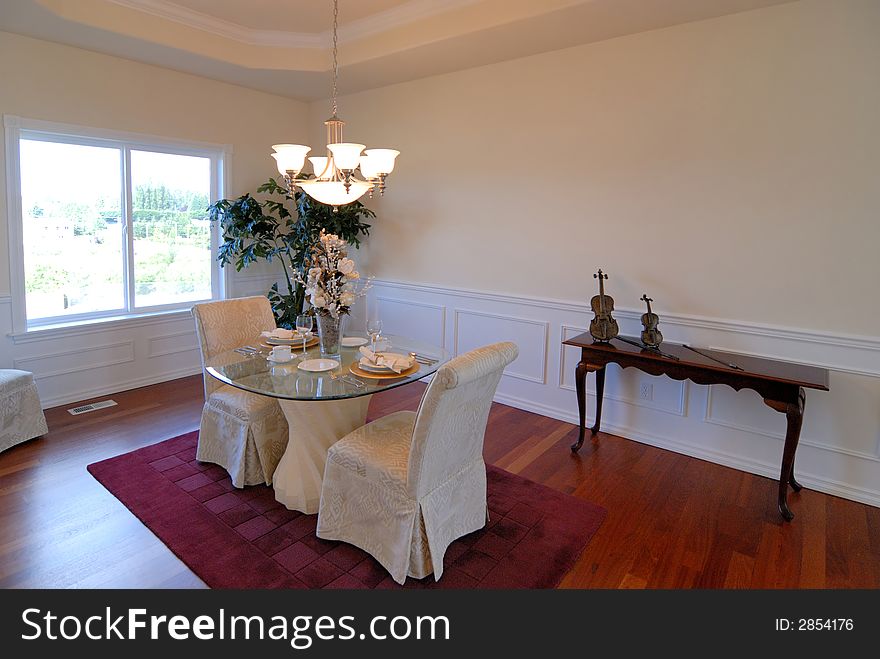 Dining Room with Brazilian Hardwood Floor