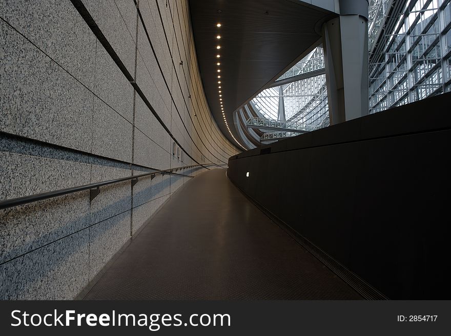 The Tokyo convention center in Japan.