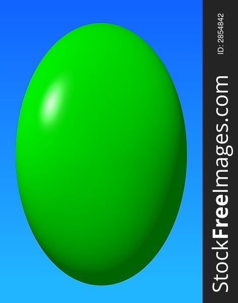 Easter egg - computer generated image