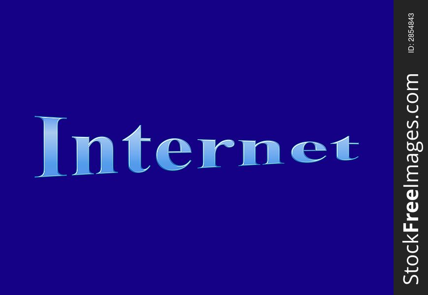 Internet - a computer generated image