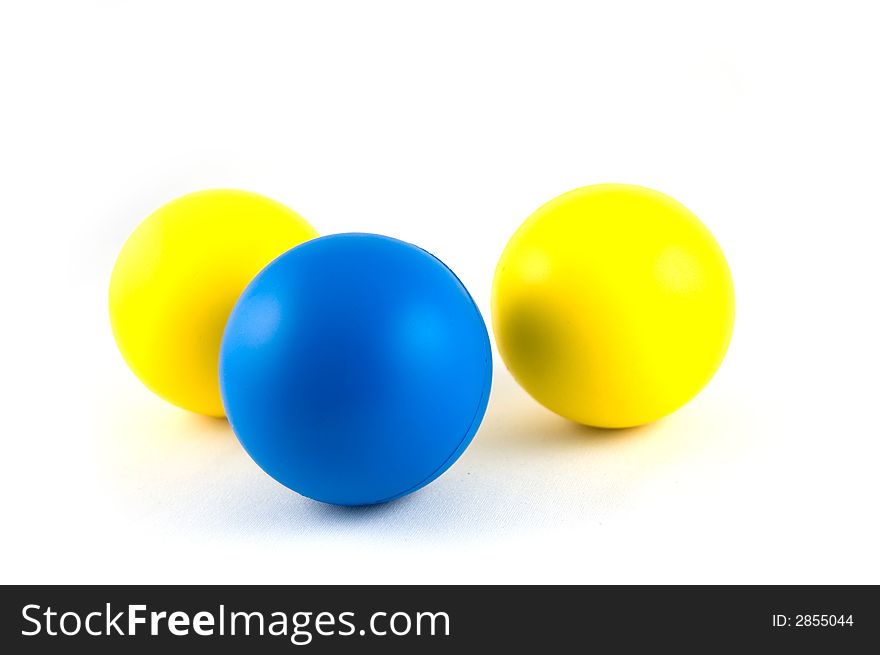 Yellow And Blue Balls