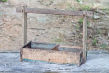 Old Wooden Tool Box Royalty Free Stock Photography Old Wooden Tool Box Royalty Free Stock Photography