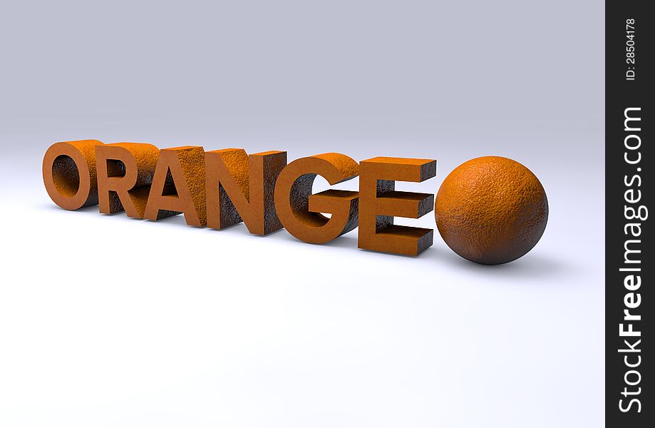 Text Orange