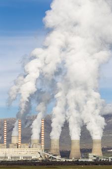 Electric Power Plant Royalty Free Stock Image Electric Power Plant Royalty Free Stock Image