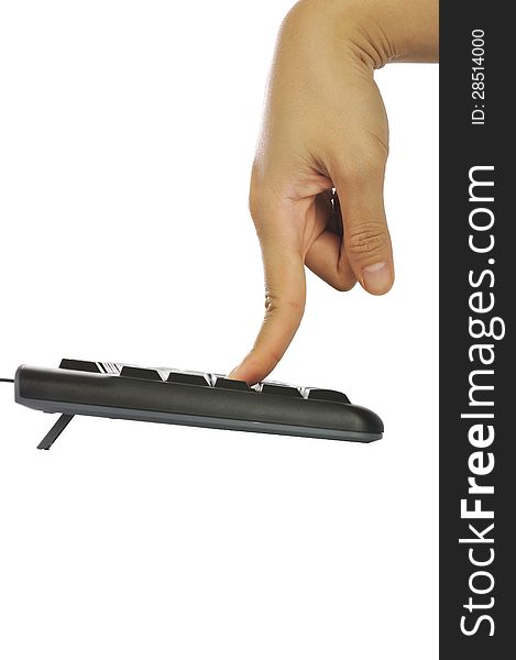 Hand Typing Keyboard