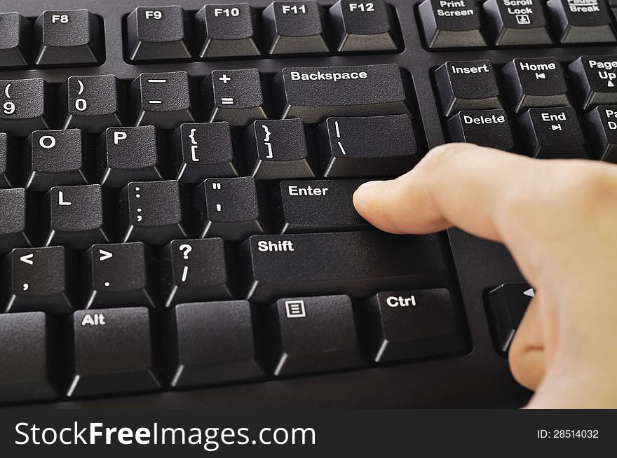 Hand Typing Keyboard