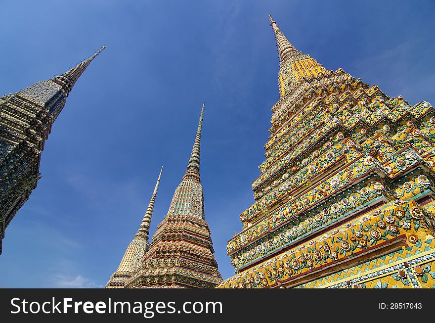 Thai Architecture In Wat Pho