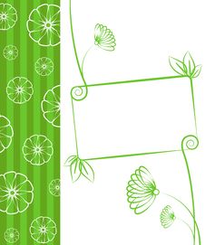 Floral Green Background. Royalty Free Stock Photos Floral Green Background. Royalty Free Stock Photos