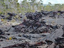 Kilauea Volcano,lava Flow Of 1974 On Big Island, Hawaii Stock Images Kilauea Volcano,lava Flow Of 1974 On Big Island, Hawaii Stock Images
