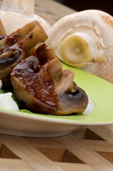 Cooked Champignons Royalty Free Stock Photos Cooked Champignons Royalty Free Stock Photos