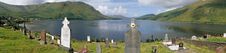 Ireland / Connemara Panoramic Cemetary Royalty Free Stock Photo