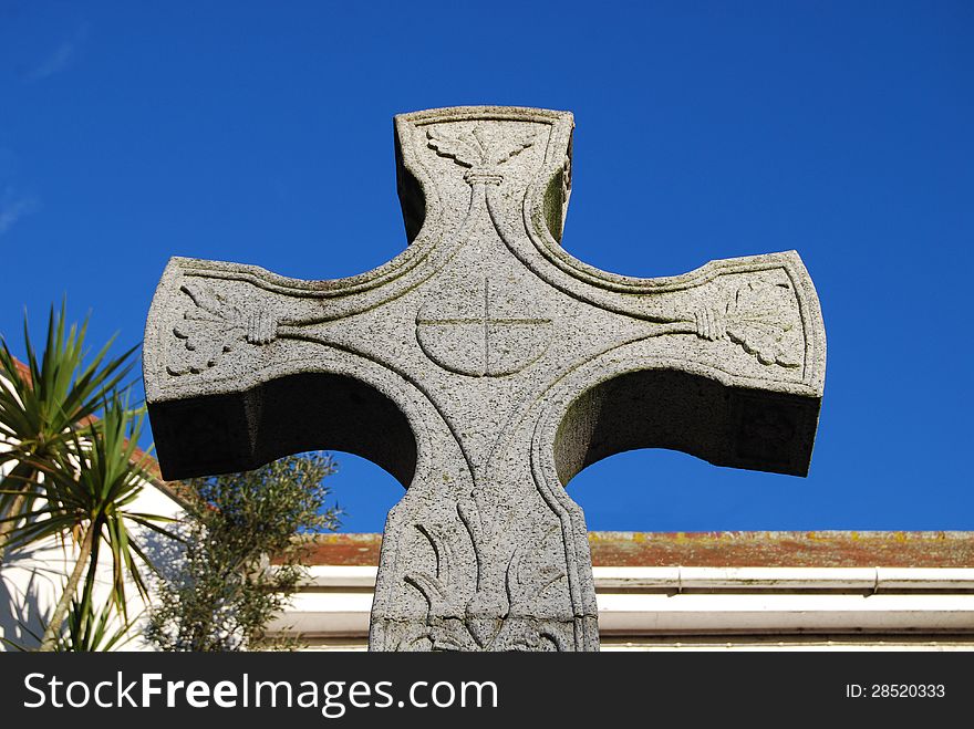 Celtic Cross at Saxon Square, Christchurch, Dorset