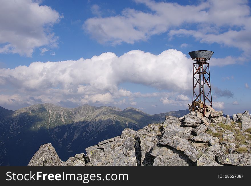Ombrometer In Rila Mountain, Bulgaria