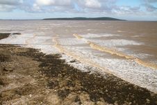 Brean Down Somerset From Weston-super-Mare Stock Photos Brean Down Somerset From Weston-super-Mare Stock Photos
