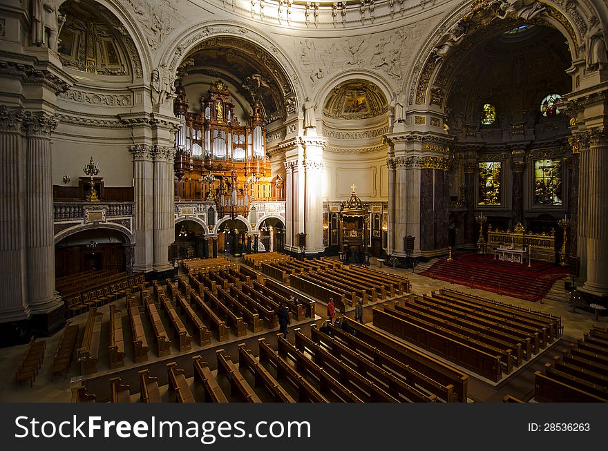 Inside berlin cathedral