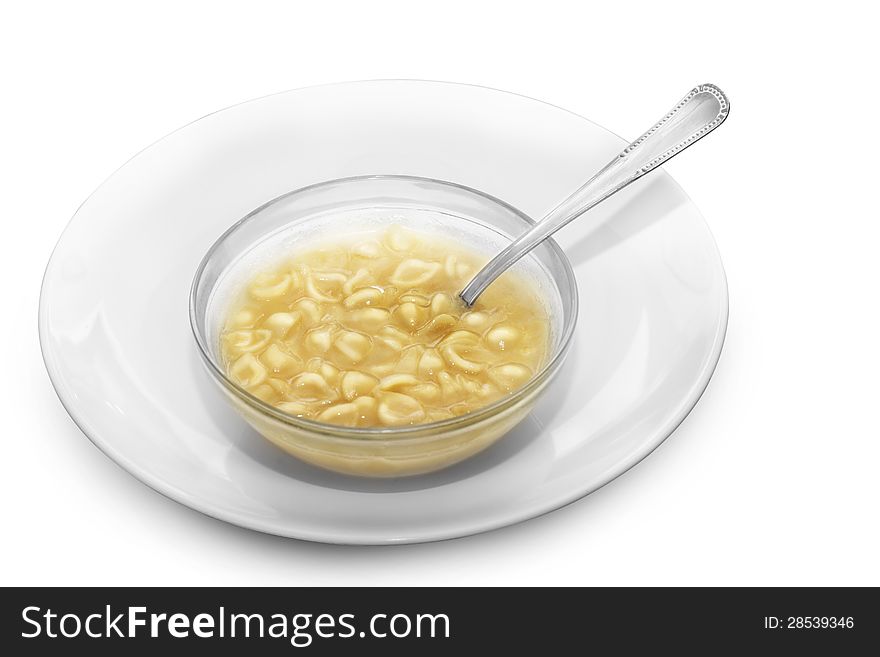 Soup Isolated On White