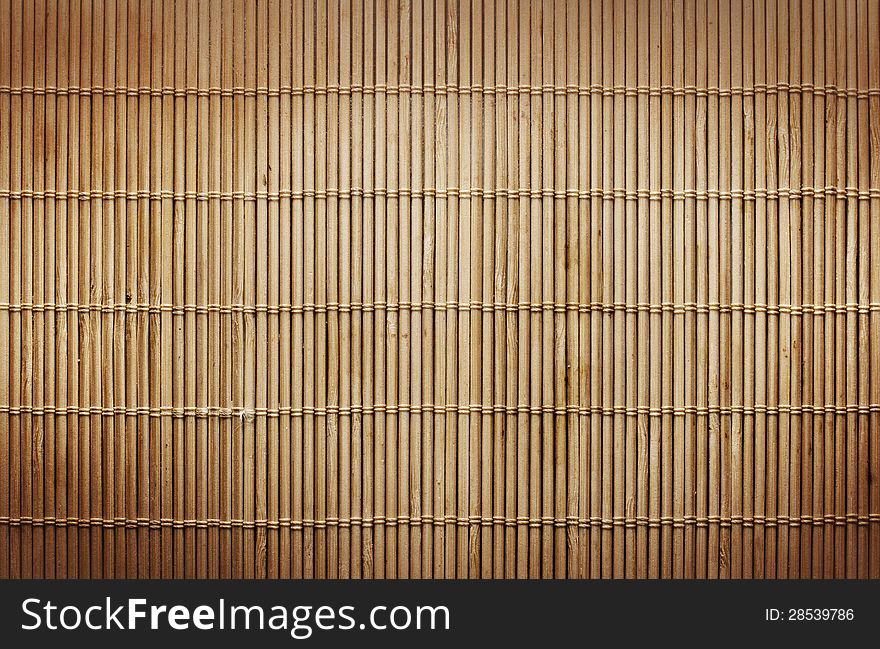 Bamboo fence a wall. Bamboo background