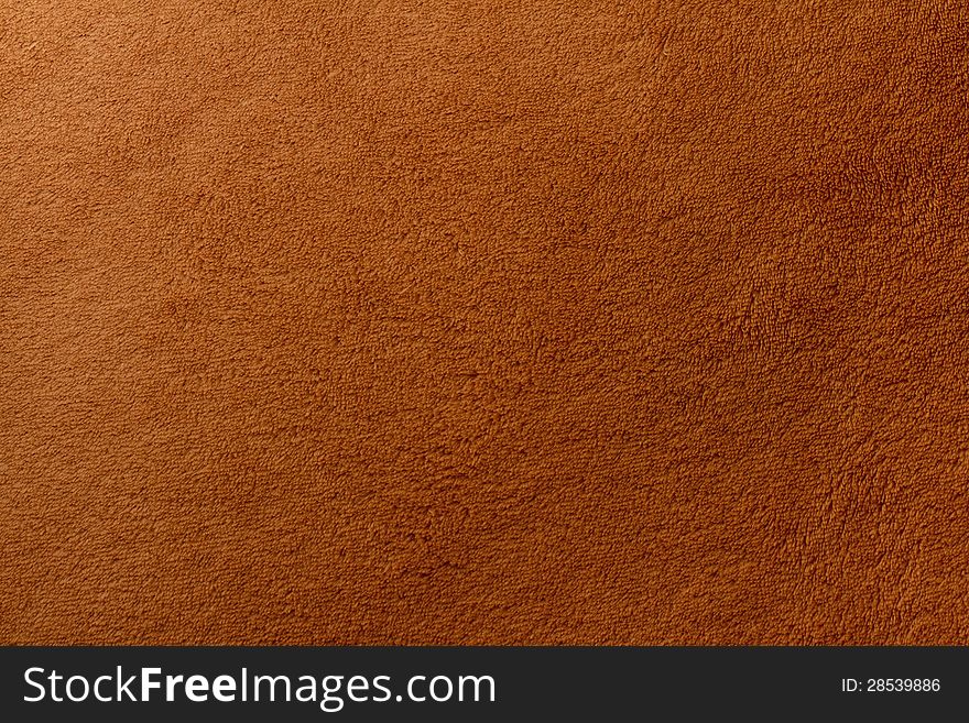 Background. Relaxing towel brown. Soft.