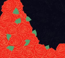 Floral Background In Old Style, Suitable For Insertion Of Your Text Royalty Free Stock Photography Floral Background In Old Style, Suitable For Insertion Of Your Text Royalty Free Stock Photography