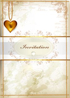 Elegant Wedding Invitation Or Valentine S Day Card In Vintage St Stock Photo Elegant Wedding Invitation Or Valentine S Day Card In Vintage St Stock Photo