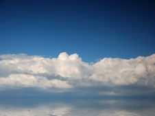 Fluffy Clouds Royalty Free Stock Photography