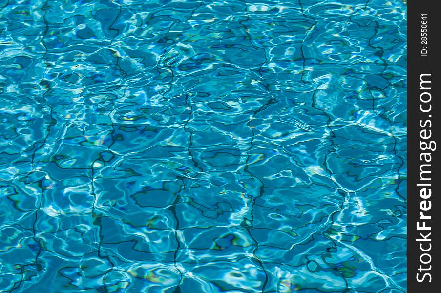 Swimming pool water texture