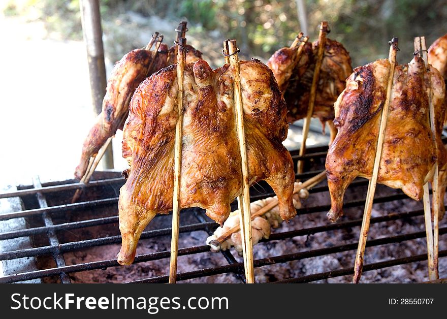 Thai roasting chicken