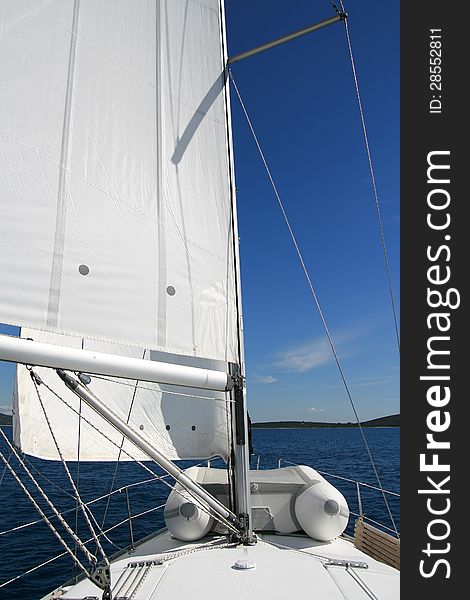 Yachting equipment, sails and sea-travel. Yachting equipment, sails and sea-travel