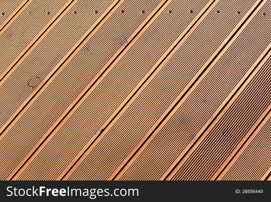 Wooden background with diagonal boards. Wooden background with diagonal boards.