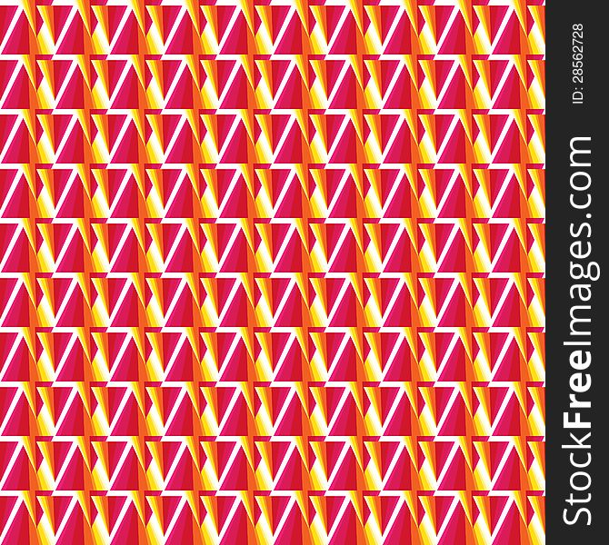 Geometric modern futuristic pattern, elegant wrapping paper or card background in red and gold, seamless vector image with zig-zag elements. Geometric modern futuristic pattern, elegant wrapping paper or card background in red and gold, seamless vector image with zig-zag elements