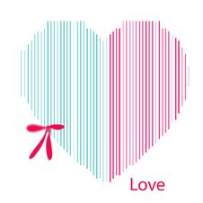 Valentines Day Pink Hearts On White Background Royalty Free Stock Images Valentines Day Pink Hearts On White Background Royalty Free Stock Images