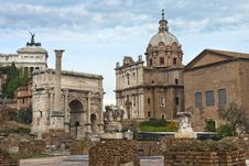 Ancient Ruins Of The Roman Forum Royalty Free Stock Images Ancient Ruins Of The Roman Forum Royalty Free Stock Images