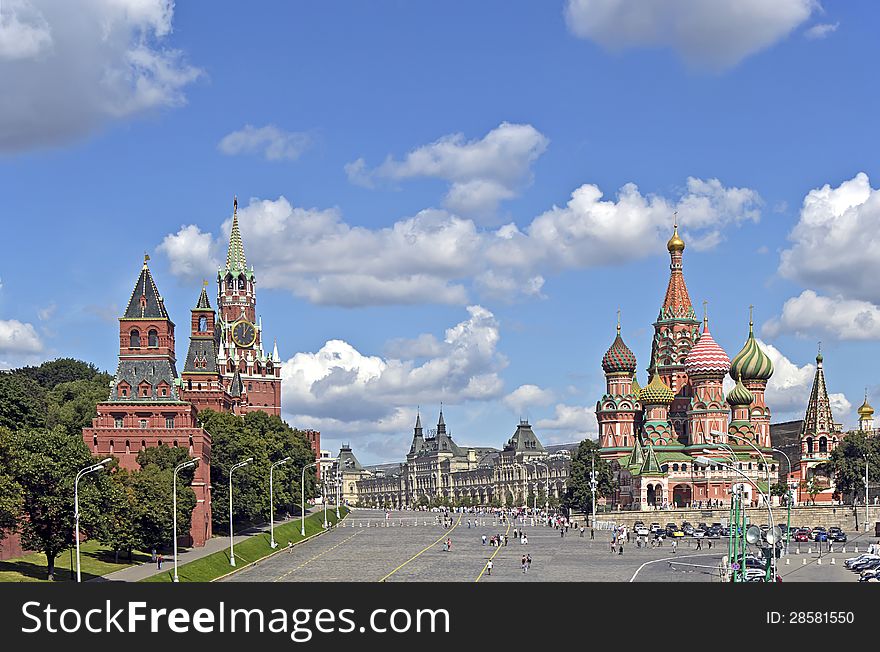 Red Square Vasilyevsky descent Moscow