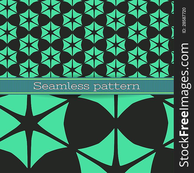 Vector geometric seamless pattern, stylish geometric background