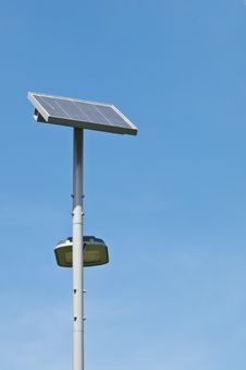 Solar Cell Lamp Royalty Free Stock Image