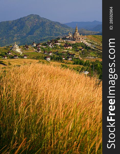 Temple Landscape At Khao Kho