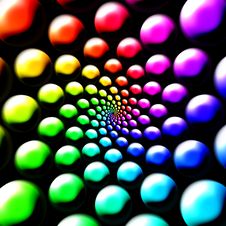Rainbow Balls Royalty Free Stock Photography Rainbow Balls Royalty Free Stock Photography