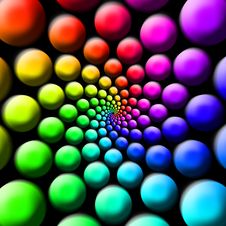 Rainbow Balls Stock Photos Rainbow Balls Stock Photos