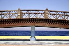 Bridge In Dahab, Red Sea Stock Images